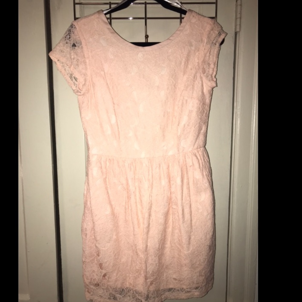 H&M peach/pink dress